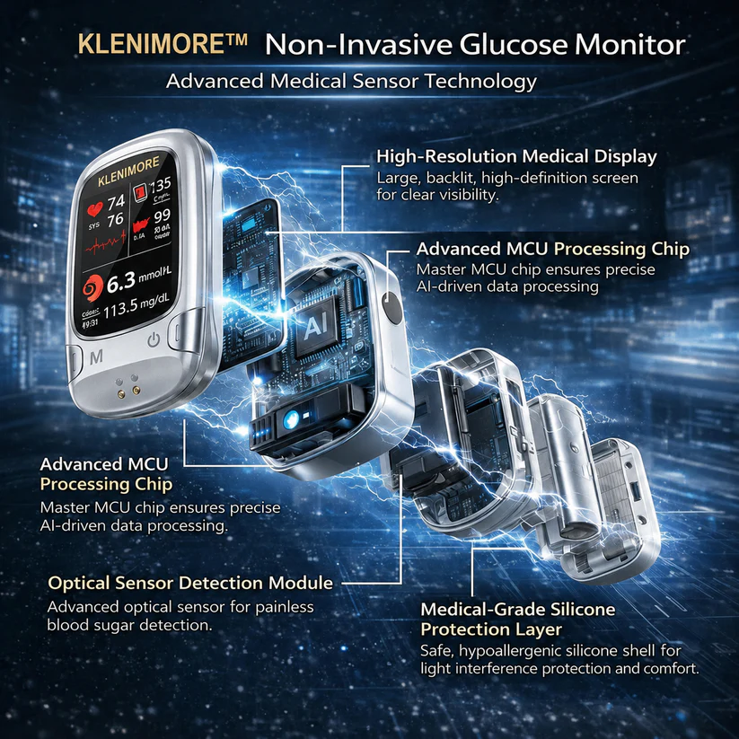 Internal smart chip and optical sensor technology