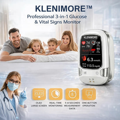 KLENIMORE™ Non-Invasive Health Monitor 99.9%Accuracy (Mayo Clinic Recommended)