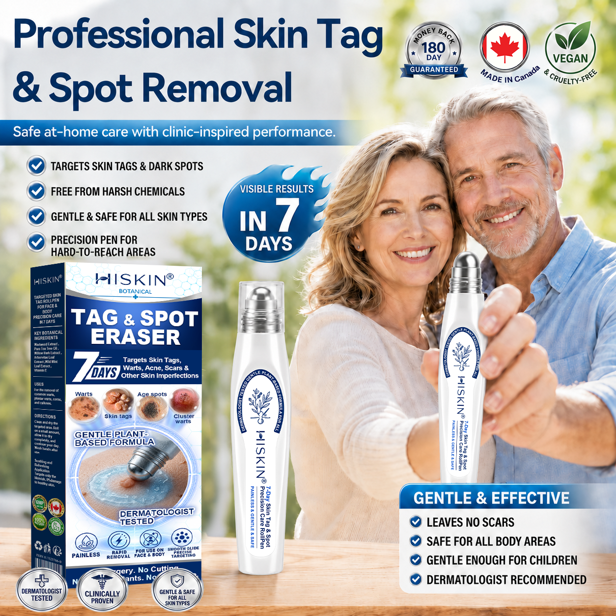 HISKIN targeted skin care rollerball