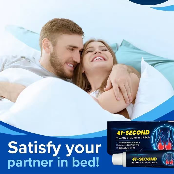 Couple lifestyle image with 41-Second Cream