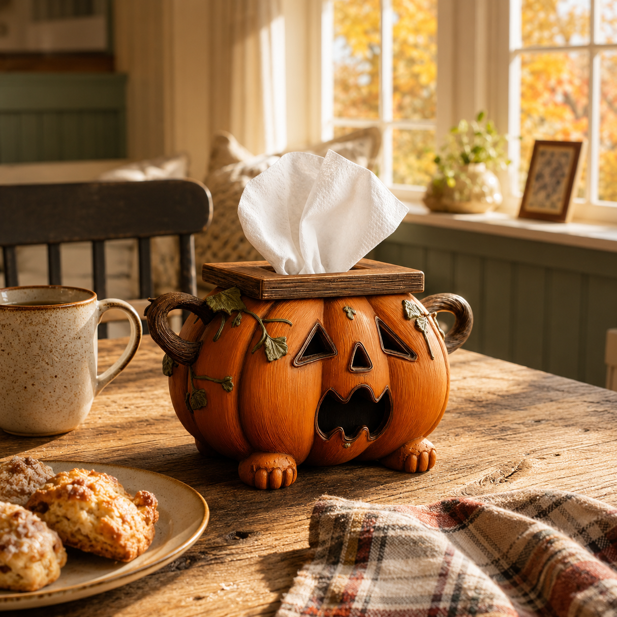 🎃🧻Pumpkin Tissue Box Cover