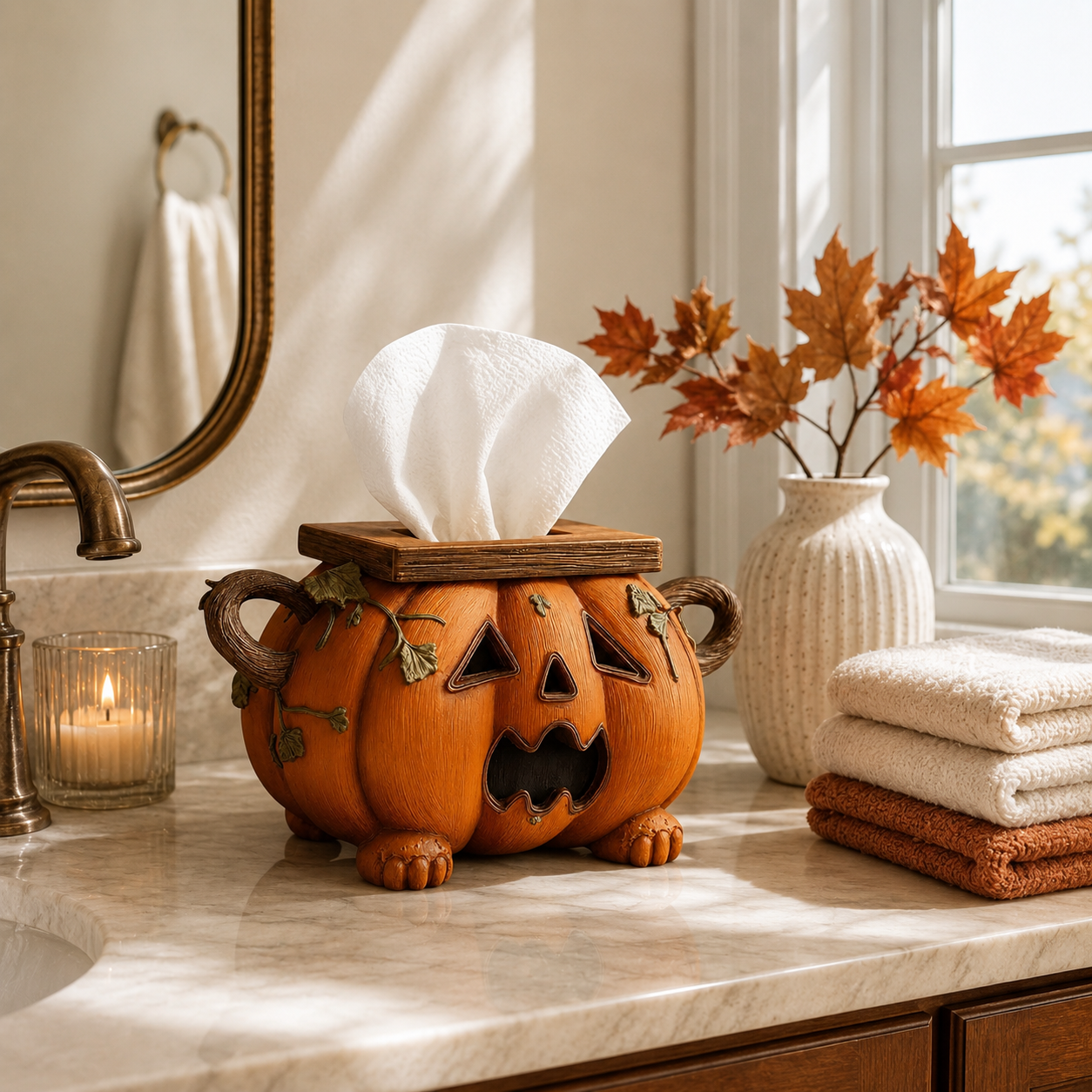 🎃🧻Pumpkin Tissue Box Cover
