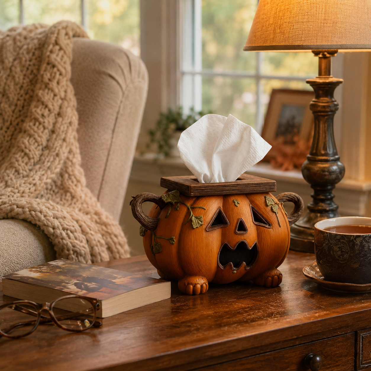 🎃🧻Pumpkin Tissue Box Cover