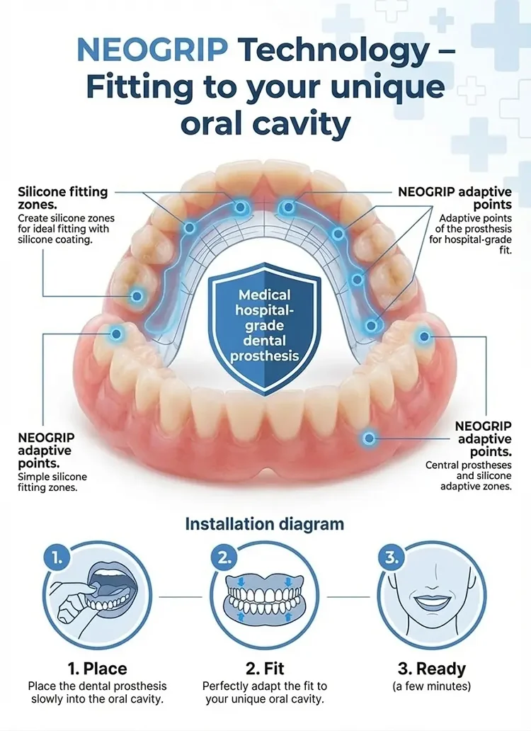 Custom denture fitting design