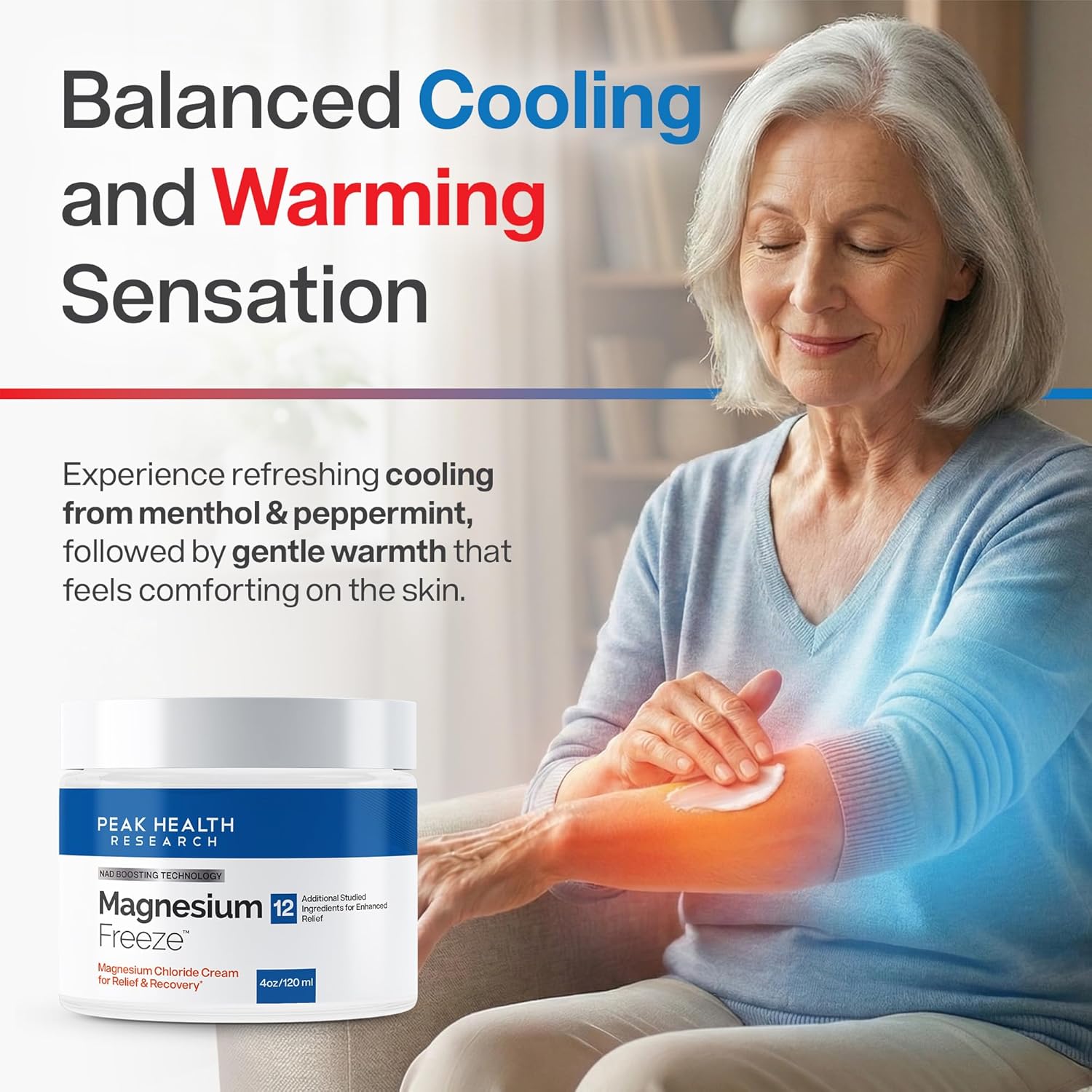 MagnesiumFreeze cooling and warming topical cream